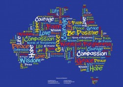 This chart has been designed for Australia, and is full of God's wisdom and positive statements for life.